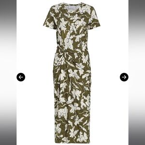 Tanya Taylor Ira floral jersey dress size medium